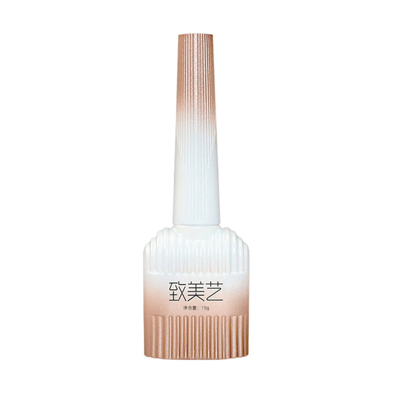 致美艺美甲新款冰透裸肤果冻透粉玉脂胶显白持久温柔百搭指甲油胶 - 图3