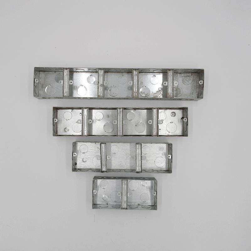 双联三联盒86型双连联体铁接线盒两连开关底盒四联镀锌金属联体盒,淘宝优惠券,粉丝福利购,淘宝优惠卷