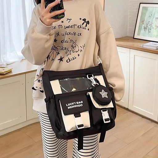 手提包男大容量单肩斜挎包初中生高中学生上课补习补课拎书手提袋,淘宝优惠券,粉丝福利购,淘宝优惠卷