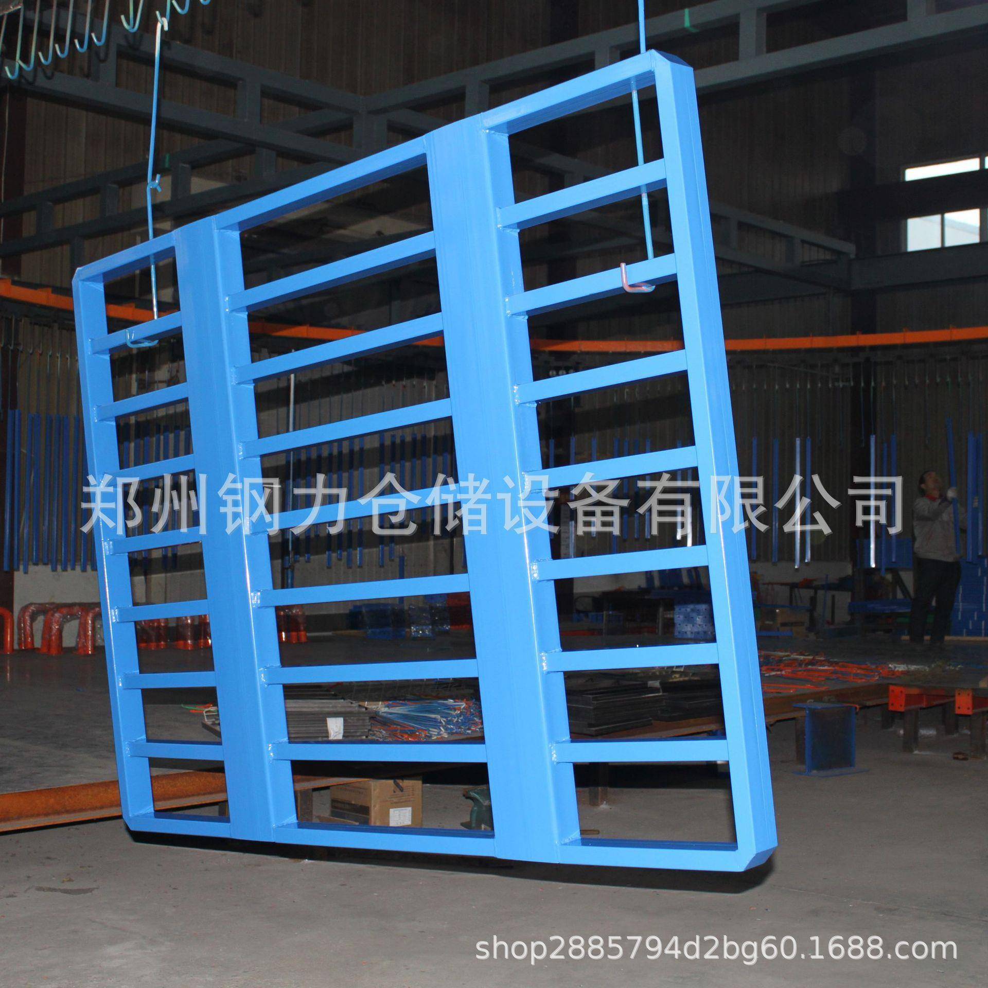 仓储托盘,重型货架钢制托盘金属货架托盘两面进叉可定尺寸 - 图0