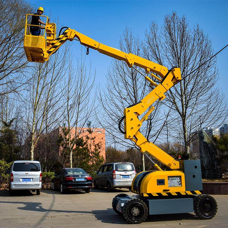 全自行曲臂升降平台伸缩臂液压高空作业车60°旋转曲臂升降机,淘宝优惠券,粉丝福利购,淘宝优惠卷
