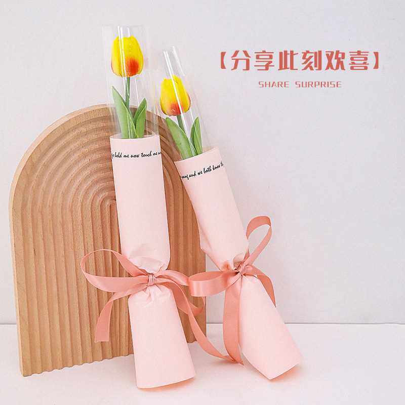 教师节礼物2024新款送女老师生日礼实用品郁金香永生花束伴新品