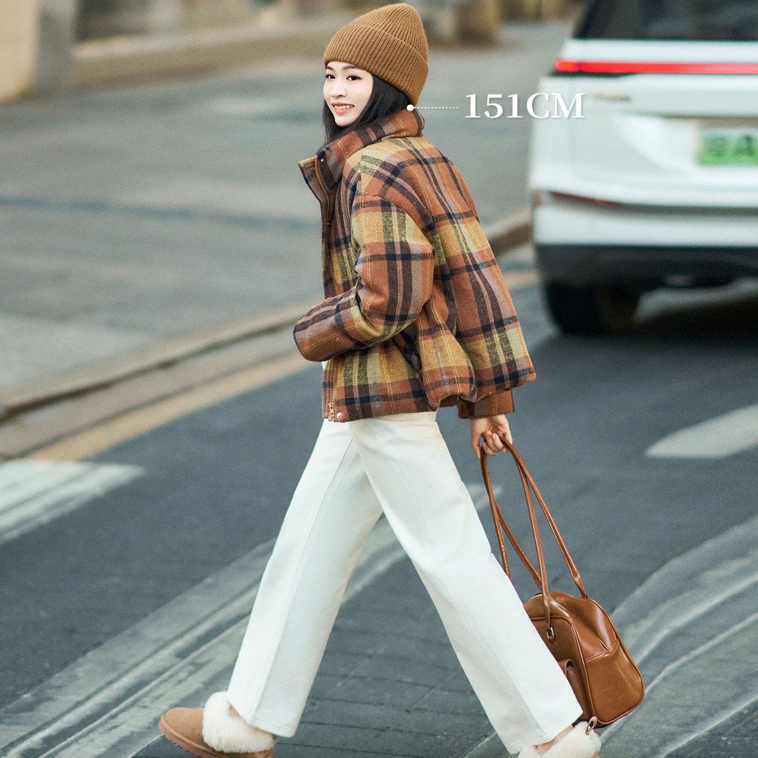 柒量一裁百小个子加绒橘色棉服外套巨好看的初冬外套女装秋冬3495,淘宝优惠券,粉丝福利购,淘宝优惠卷