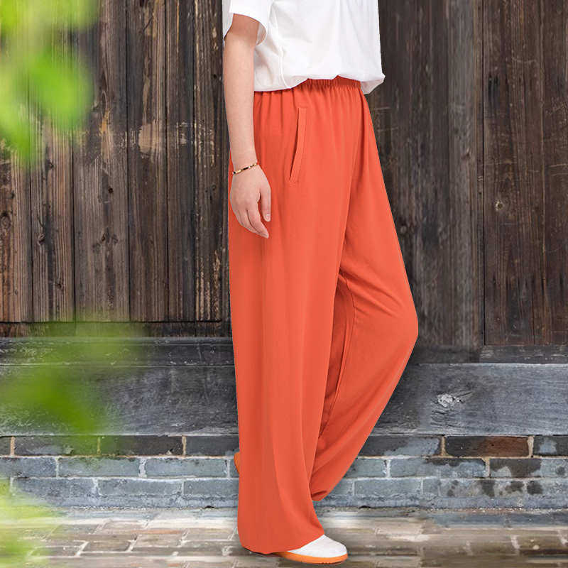 小和山太极裤女春夏太极新款服棉口袋宽松弹力灯笼练功裤武术有男,淘宝优惠券,粉丝福利购,淘宝优惠卷