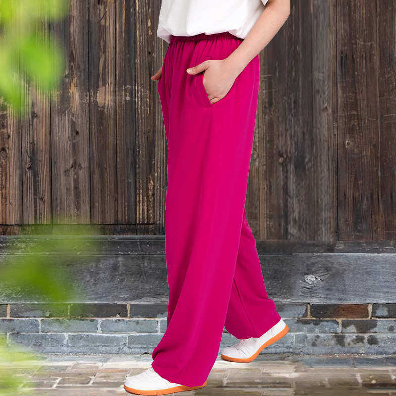 小和山太极裤女春夏太极新款服棉口袋宽松弹力灯笼练功裤武术有男,淘宝优惠券,粉丝福利购,淘宝优惠卷