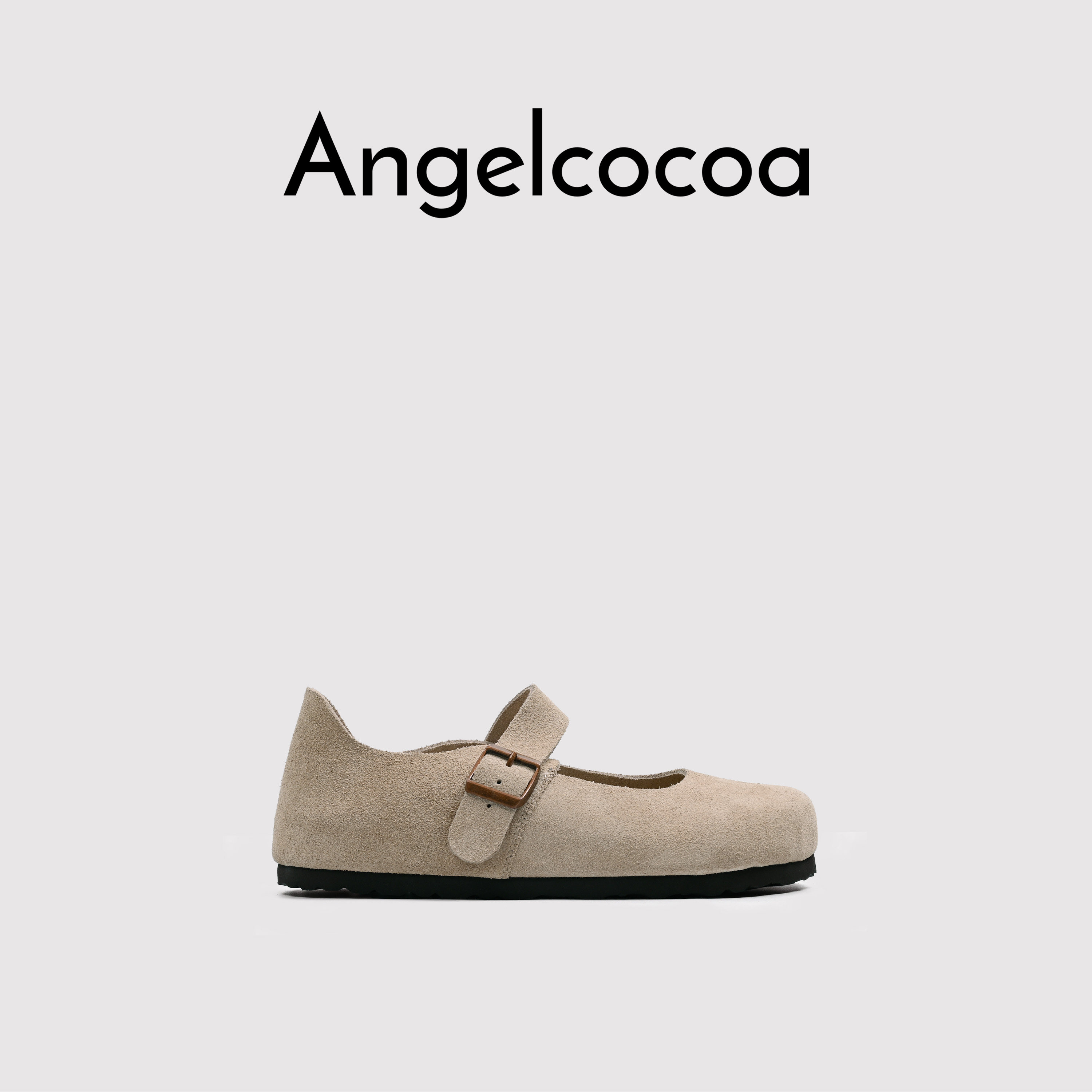 日本Angelcocoa一脚蹬懒人时尚女鞋玛丽珍鞋女勃肯平底浅口女单鞋,淘宝优惠券,粉丝福利购,淘宝优惠卷