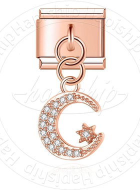 模块手链月亮吊坠DIY拼接