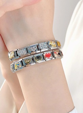 Hapiship意大利风模块手链