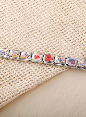 Hapiship模块手链爱心小熊