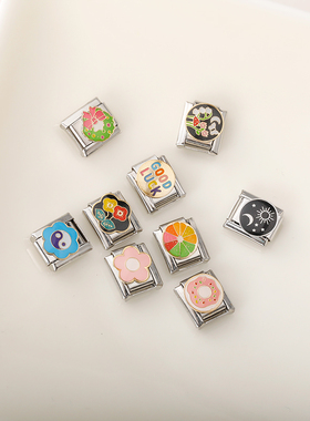 Hapiship意大利模块手链小众表链