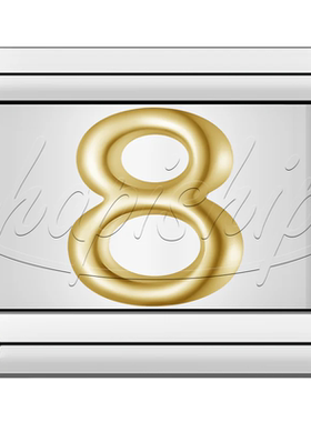 Hapiship模块手链金色数字礼物款