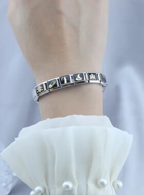 Hapiship男女万圣节手链表带diy