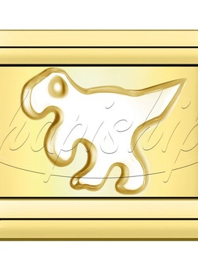 Hapiship意大利模块手链几何图案