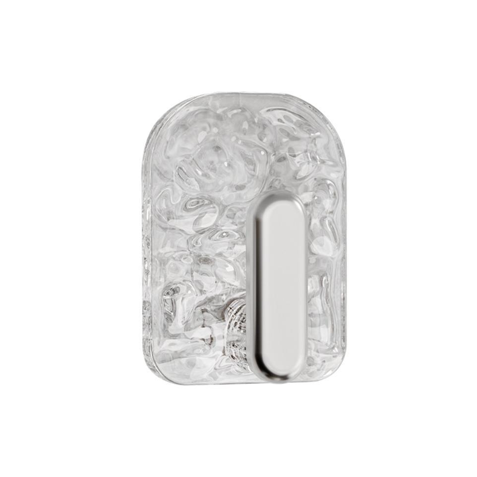 水波纹挂钩轻奢免打孔卫生间厕所强力粘胶墙壁挂门后无痕宿舍粘钩 - 图3