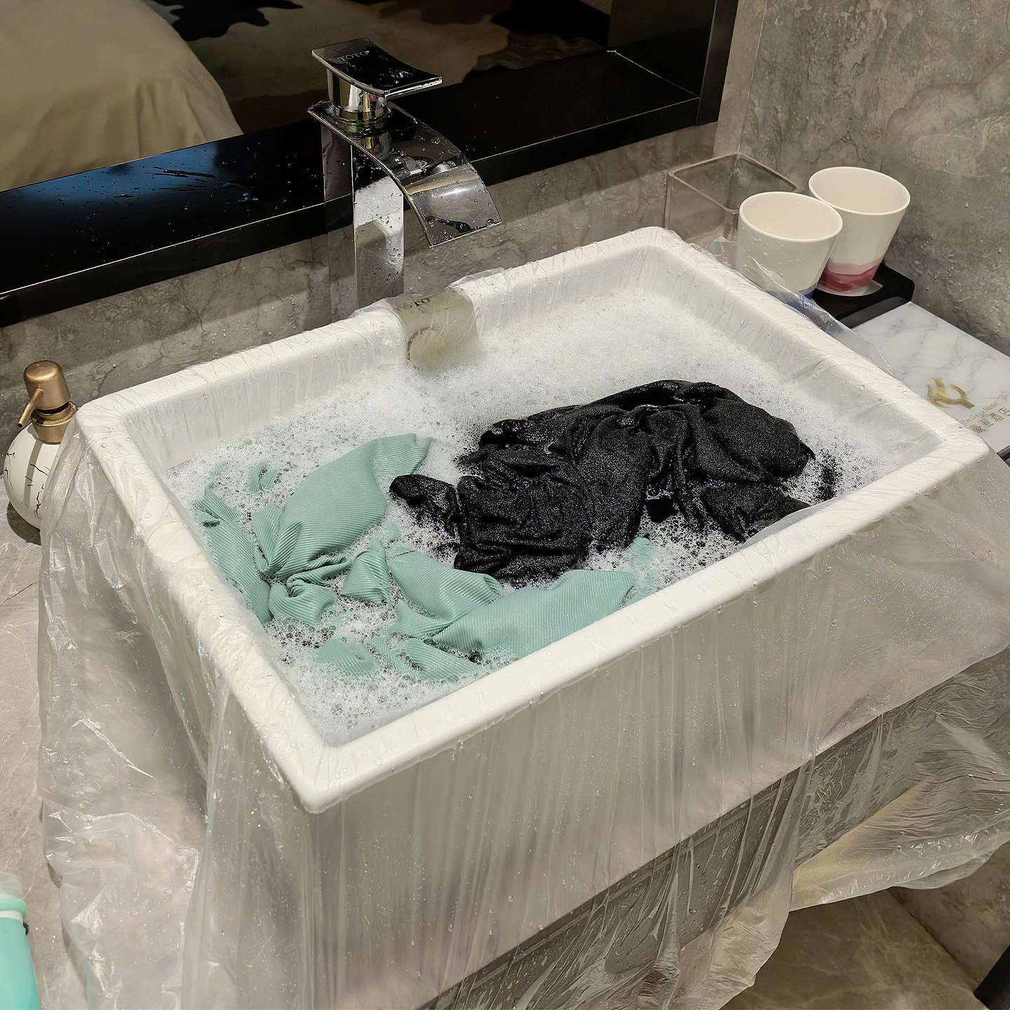 一次性旅行用品神器小物件洗漱旅行套装桌布酒店隔脏膜旅游水池袋,淘宝优惠券,粉丝福利购,淘宝优惠卷