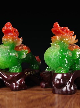 招财貔貅摆件镇宅玄关家居客厅工艺品办公室收银台酒柜装饰品摆设