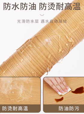 木纹桌面b贴纸翻新家具防水自粘仿木课桌桌子衣柜子改色桌布桌贴