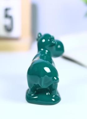 十二生肖招财牛摆件陶瓷小牛办公室玄关装饰摆设创意桌面摆放客厅