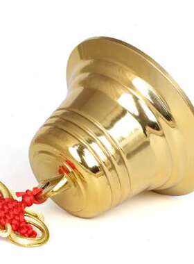 新品铜风铃六层铜铃铛挂s件五黄二黑挂饰铃铛挂件门饰摆件家居装