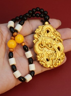 极速黄铜做d旧龙牌手把件家居摆件电视柜酒柜摆件个性实心随身盘