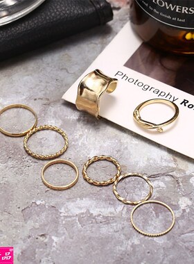 新品Hot- new fashion alloy KnucklCe rings vintage joint ring