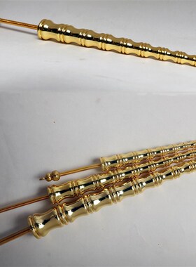 新品九节鞭法器配件法器神像佛像神鞭金鞭张天师赵公明Z九节锏灵