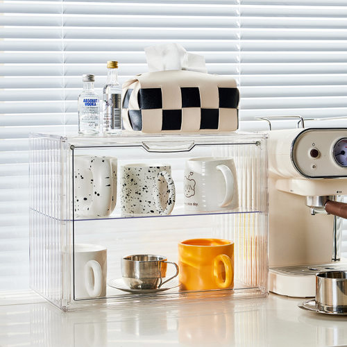 包包收纳盒亚克力透明桌面展示架乐高玩具手办防尘展示柜收纳神器 - 图2