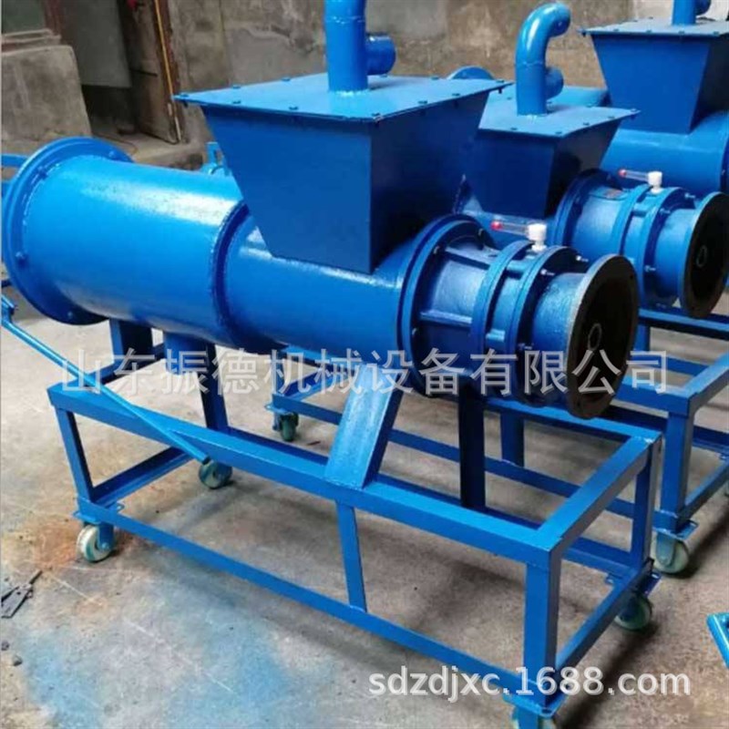 粪便干湿分离机图片 不锈钢螺旋挤压分离机价格 养殖鸡粪分离机 - 图1