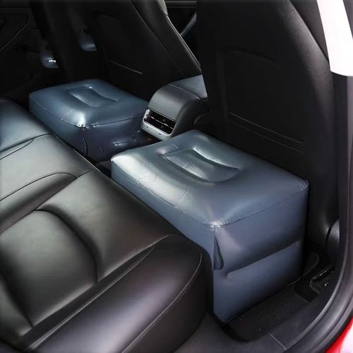 副驾充气腿托放脚神器汽车脚凳脚垫坐车长途睡觉神器充气垫搁脚凳 - 图2