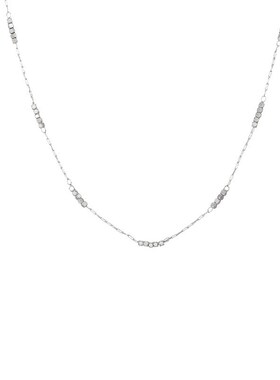 极细素链~碎银子项链高级感轻奢小众锁骨链颈链吊坠项链女款饰品