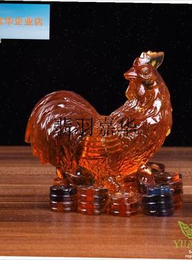 水晶釉十二生肖饰品茶r宠物小朋友同学生日礼物猪马牛羊狗兔子鸡,