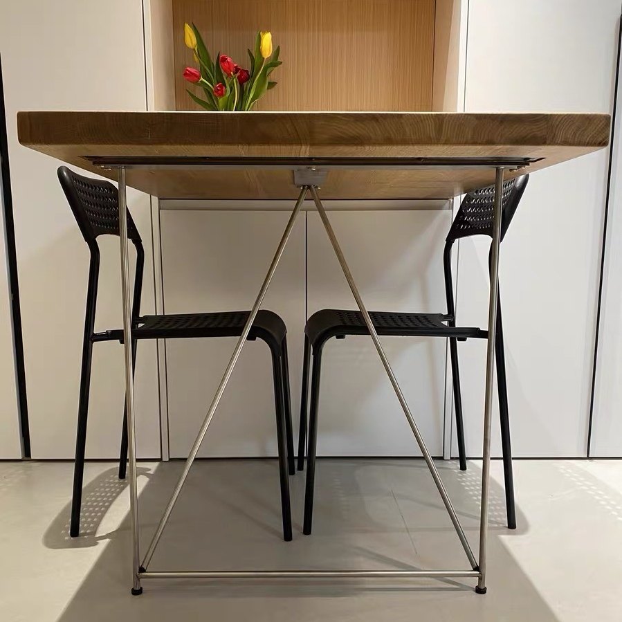 不锈钢实心桌腿实木大板桌腿餐台脚支架吧台腿支撑腿桌脚通用支架,淘宝优惠券,粉丝福利购,淘宝优惠卷