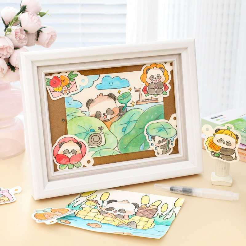 水彩填色安静书女孩坐高铁火车飞机上打发时间的玩具随身携带旅行,淘宝优惠券,粉丝福利购,淘宝优惠卷