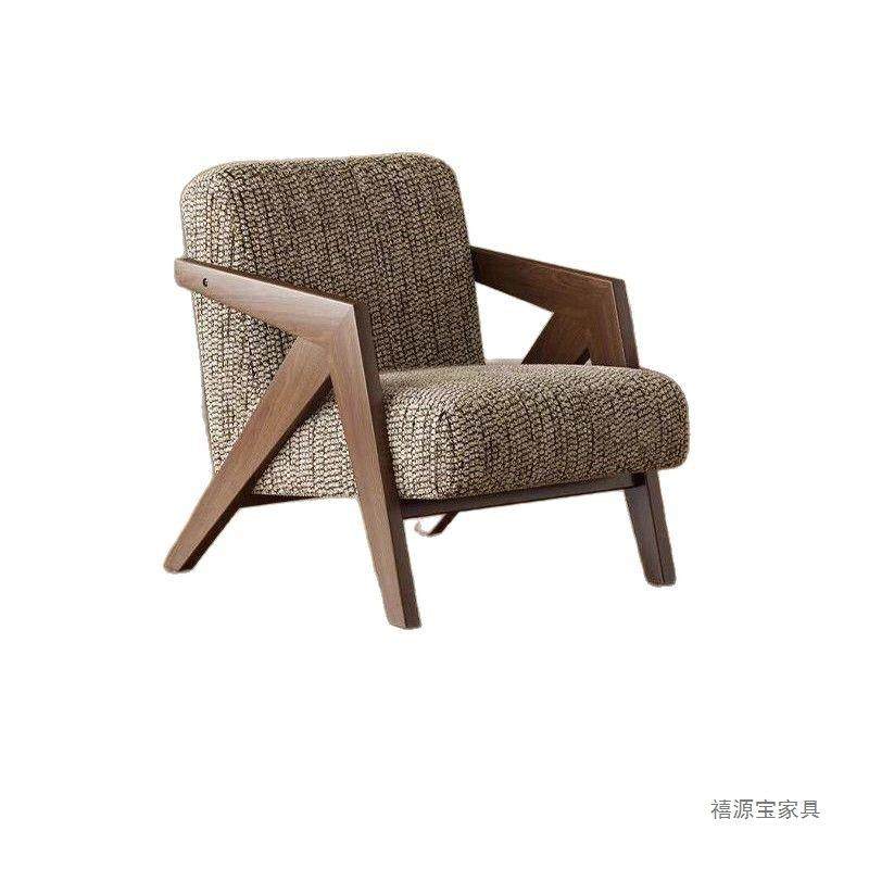 中古大单人沙发椅法式客厅阳台休闲椅子实木设计师懒人沙发椅,淘宝优惠券,粉丝福利购,淘宝优惠卷