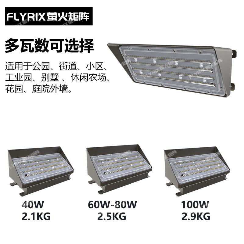 防水防尘防腐LED壁灯 FRWL003 壁挂式三防灯100W 80W 60W外墙灯 - 图0