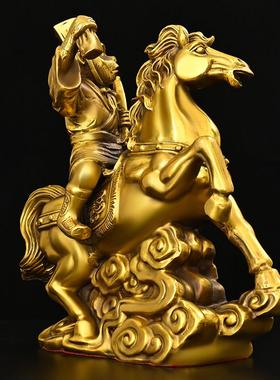 纯铜马摆件马上有钱马上封侯马上赢马上有才马上猴工艺品饰品