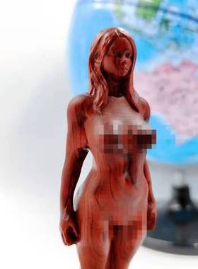 极速新款创意红木k手把件人体木雕把玩收藏送礼红酸枝木艺术品手