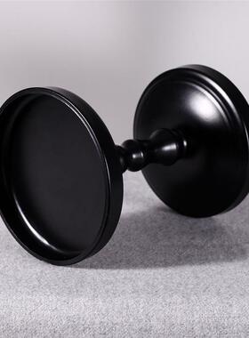 极速亚马逊跨境美式n烛台烛光晚餐蜡烛台黑色金属铁艺工艺品摆件