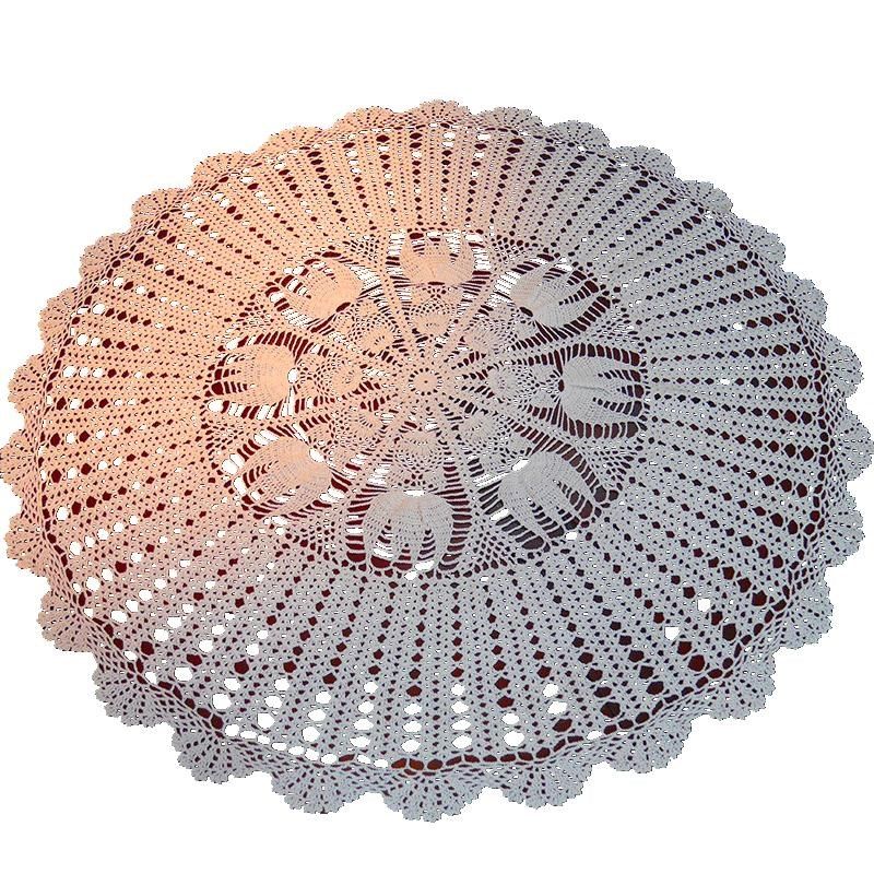 手工钩花圆形居家布o艺镂空桌布蕾丝台布盖布防尘盖巾中式喜庆精,淘宝优惠券,粉丝福利购,淘宝优惠卷