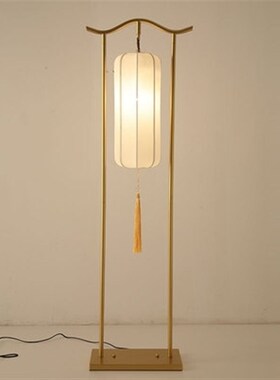 古典新中式落地灯客厅中国风茶室酒店别墅复仿古R立式台灯宫灯禅