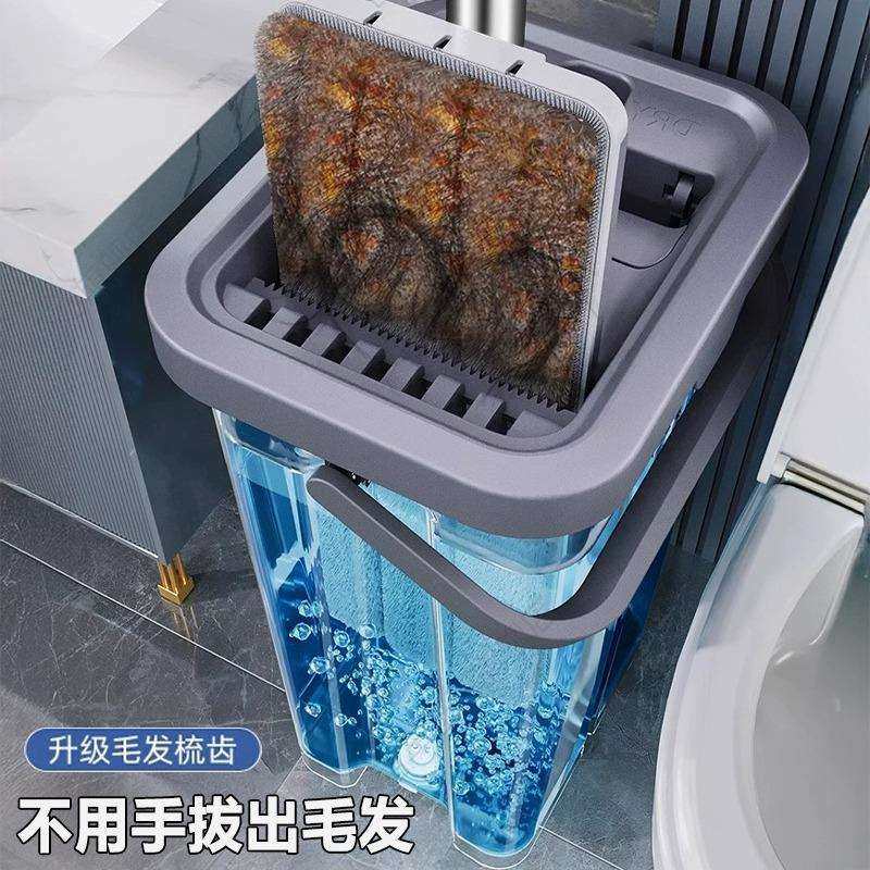 2024新款免手洗平板拖把家用一拖净大墩布拖把桶拖布拖地懒人,淘宝优惠券,粉丝福利购,淘宝优惠卷