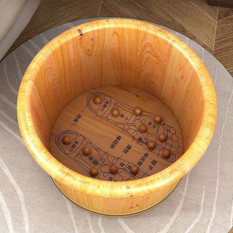 泡脚桶木桶家用足浴盆实木洗脚桶保温泡脚桶木质养生按摩洗脚秦之,淘宝优惠券,粉丝福利购,淘宝优惠卷