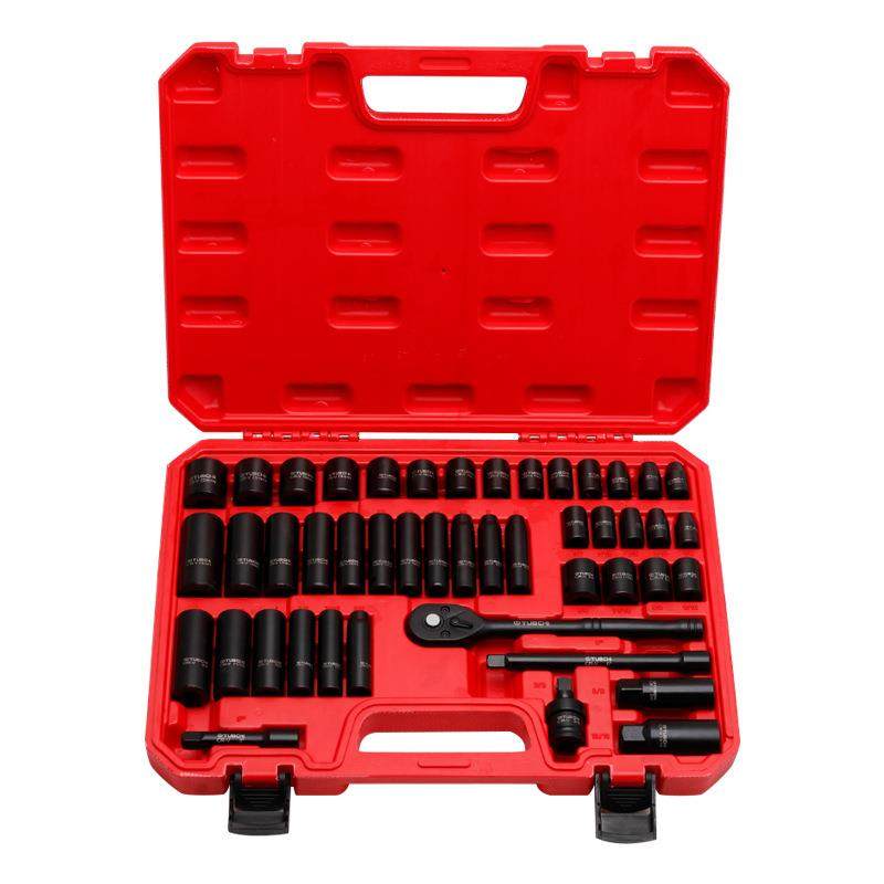 3/8中飞公英制套筒46件加长六角风炮头棘轮冲击套筒工具组合套装,淘宝优惠券,粉丝福利购,淘宝优惠卷