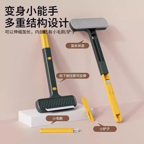 免拆洗纱窗刷清洗神器清洁刷子双面擦刮水器玻璃刮家用清理纱窗网 - 图0