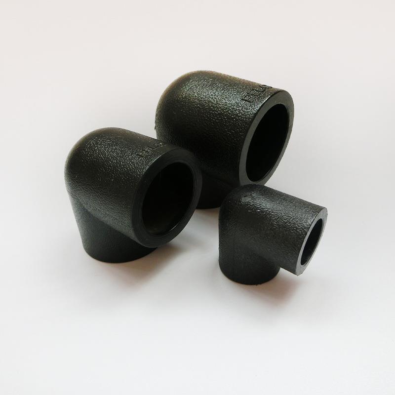 pe管件承插90°弯头承插等径弯头塑料接头等径弯头90度弯头 - 图0