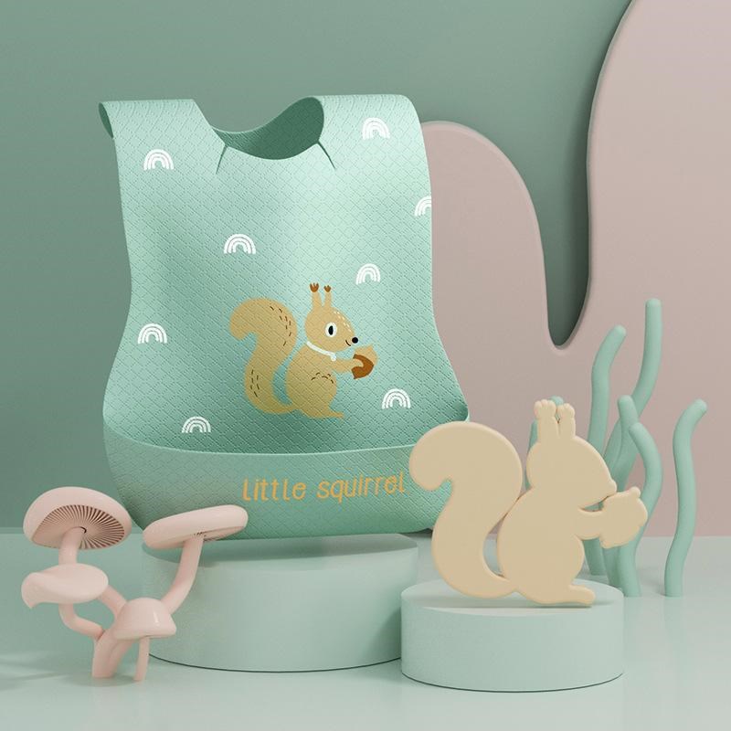 Children's disposable bibs, baby eating smock, child feeding bag, no-wash waterproof bib saliva napkin