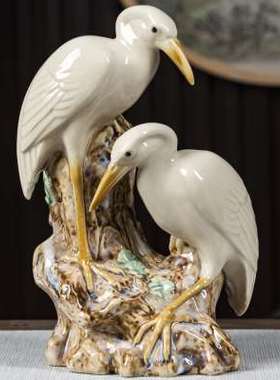 极速中式陶瓷水培花瓶花s插工艺礼品摆饰家居装饰客厅书房动植物