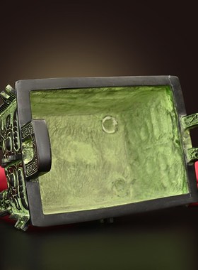 极速黄铜兽面洛阳l鼎摆件仿古工艺鼎盛千秋香炉公司开业礼品办公