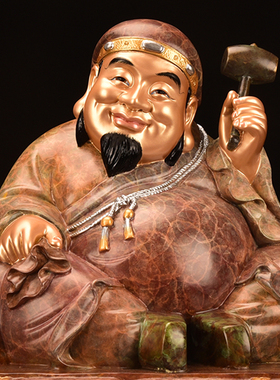 新品大黑天神摩诃迦罗高温着色大日如来玛哈嘎拉财U神像护法神摆