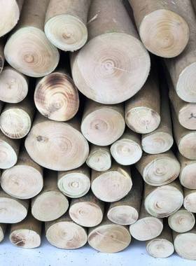 极速低价油茶树原木羊角铁锤斧头木柄八角锤子Q木柄锄头柄榔头锤